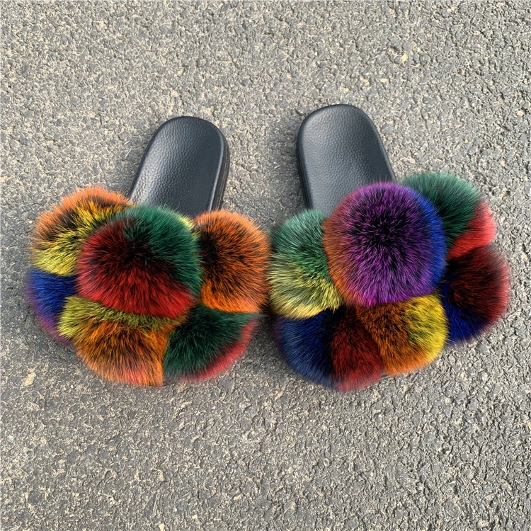 Fashion New Style Fur Slides For Women Fur Slides Slippers Fur High Slides, Customized color
Fashion New Style Fur Slides For Women Fur Slides Slippers Fur High Slides, Customized color