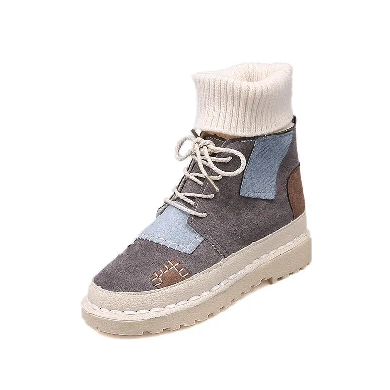 Autumn and winter new high top retro fashion socks boots women's Korean fashion student lace up low heel casual shoes, Picture shows
Autumn and winter new high top retro fashion socks boots women's Korean fashion student lace up low heel casual shoes, Picture shows