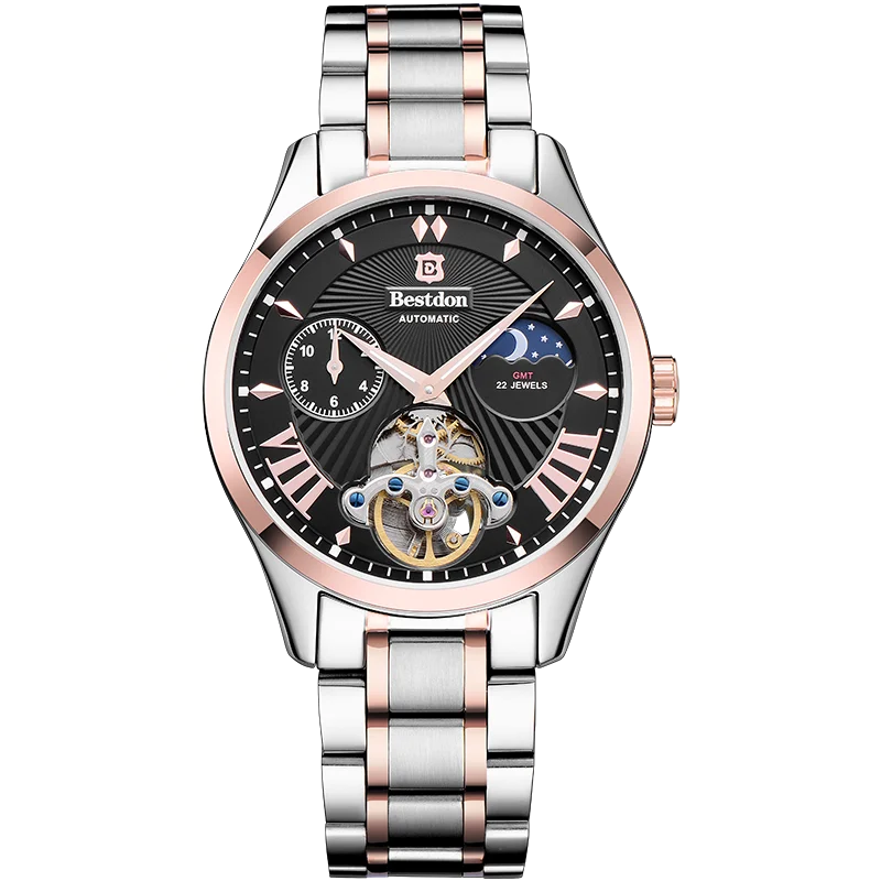 Skeleton mechanical mens automatic gold plated wrist watch high quality stainless steel
Skeleton mechanical mens automatic gold plated wrist watch high quality stainless steel
