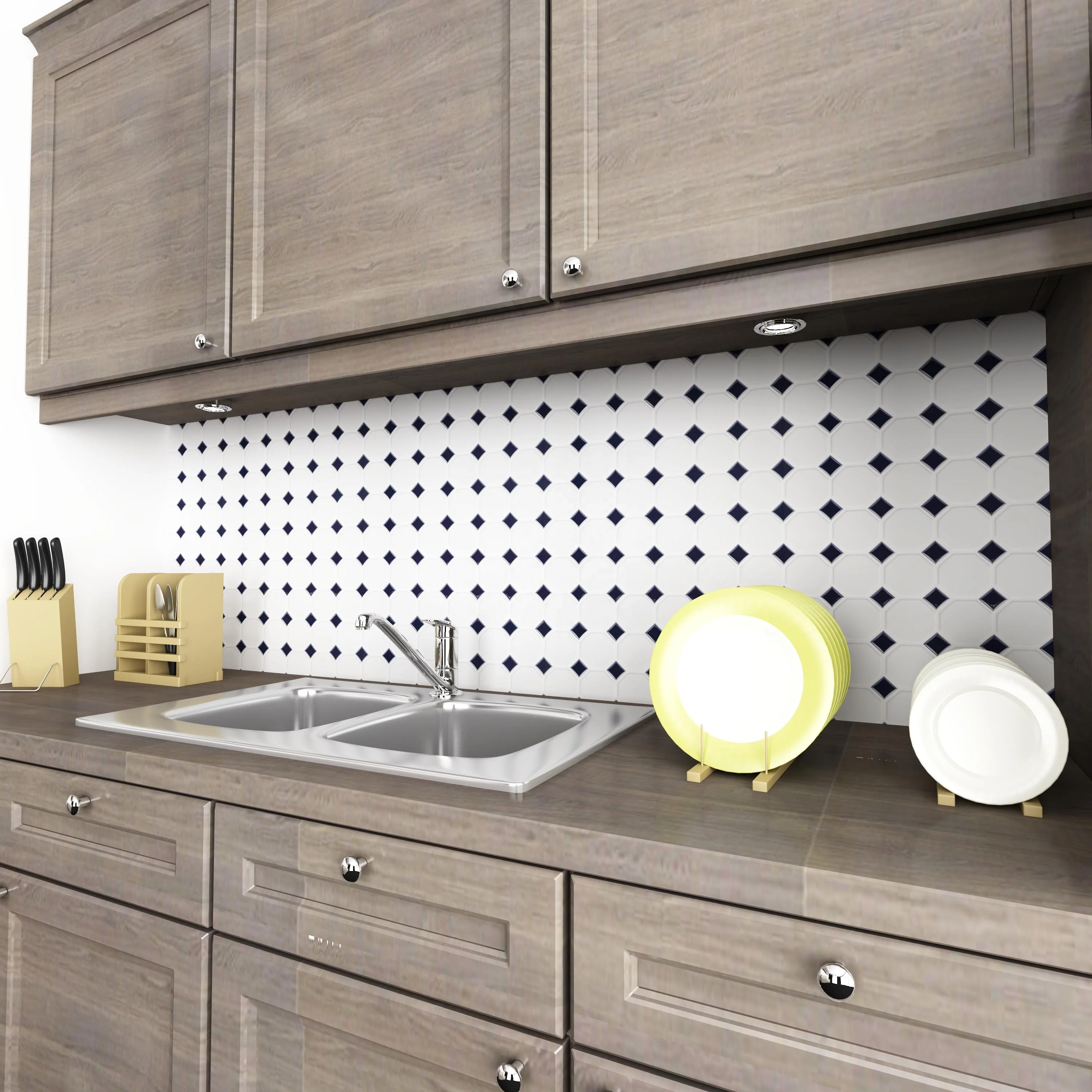 Marble Wall Peel Stick and Tile for  Backsplash Mosaic Art sticker tiles