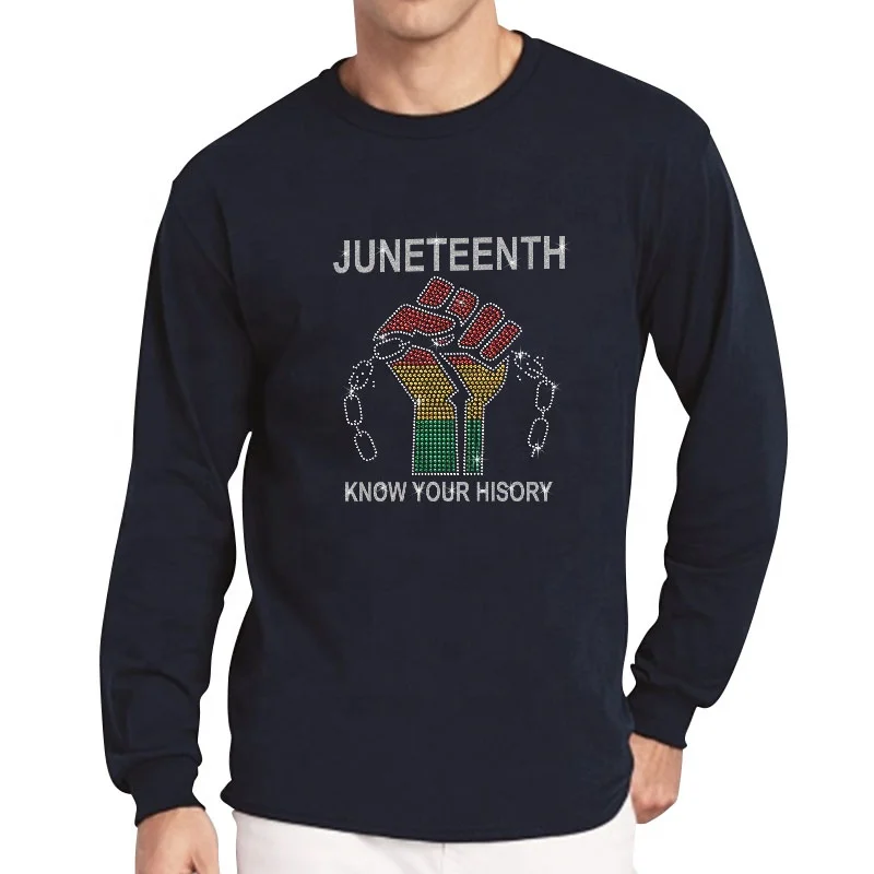 Juneteeth Rhinestone 220g tshirt Rexfitsports Workout Custom Made t Shirt, Picture color
Juneteeth Rhinestone 220g tshirt Rexfitsports Workout Custom Made t Shirt, Picture color