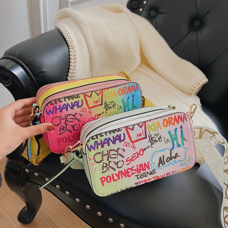 Mini Women Graffiti Small Tote Candy Colors Bags Pu Leather Messenger Shoulder Bag Crossbody Bag for women, As picture
Mini Women Graffiti Small Tote Candy Colors Bags Pu Leather Messenger Shoulder Bag Crossbody Bag for women, As picture