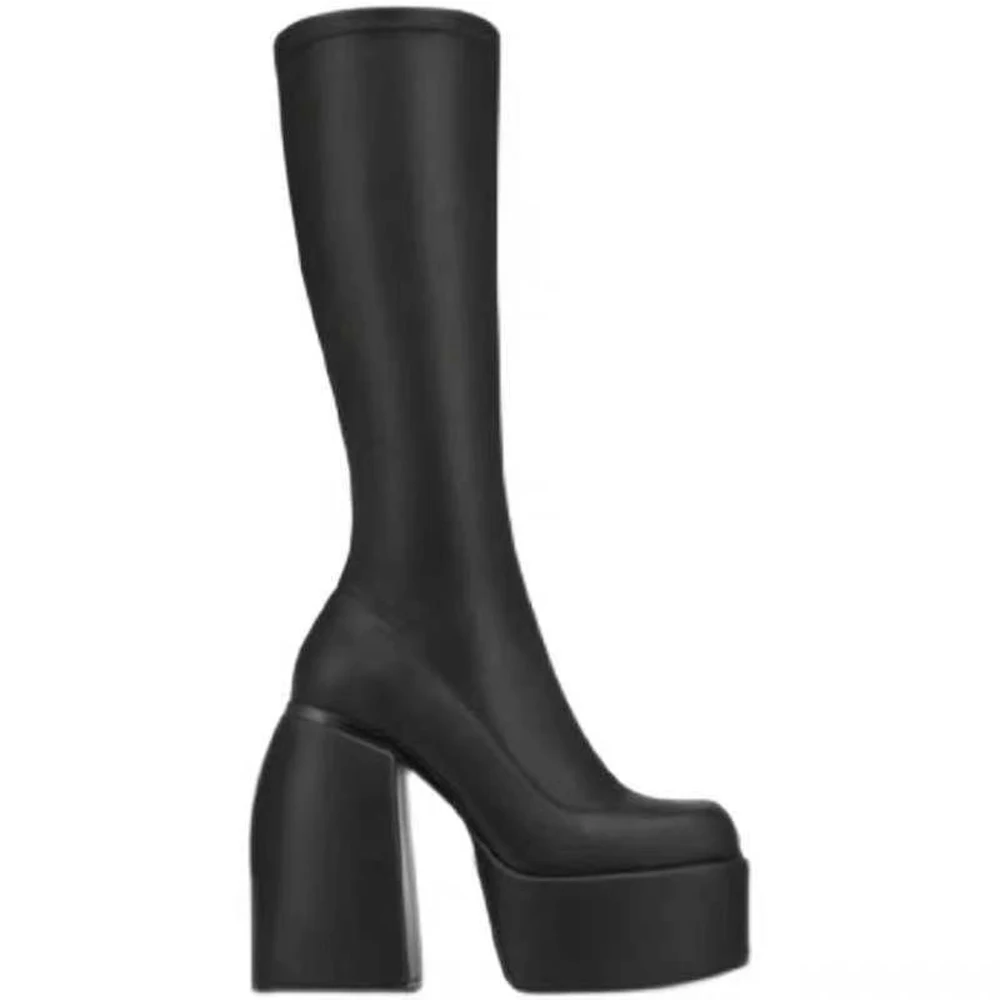 Superstarer 2021 new large size square toe boots women thick heel platform winter boots for women
Superstarer 2021 new large size square toe boots women thick heel platform winter boots for women
