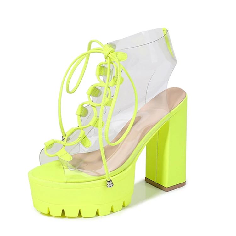 Women Lace-Up Fashion High Heels Shoes Pvc Large Size Transparent Candy Color Ladies Slippers Sandals, Black yellow red blue
Women Lace-Up Fashion High Heels Shoes Pvc Large Size Transparent Candy Color Ladies Slippers Sandals, Black yellow red blue