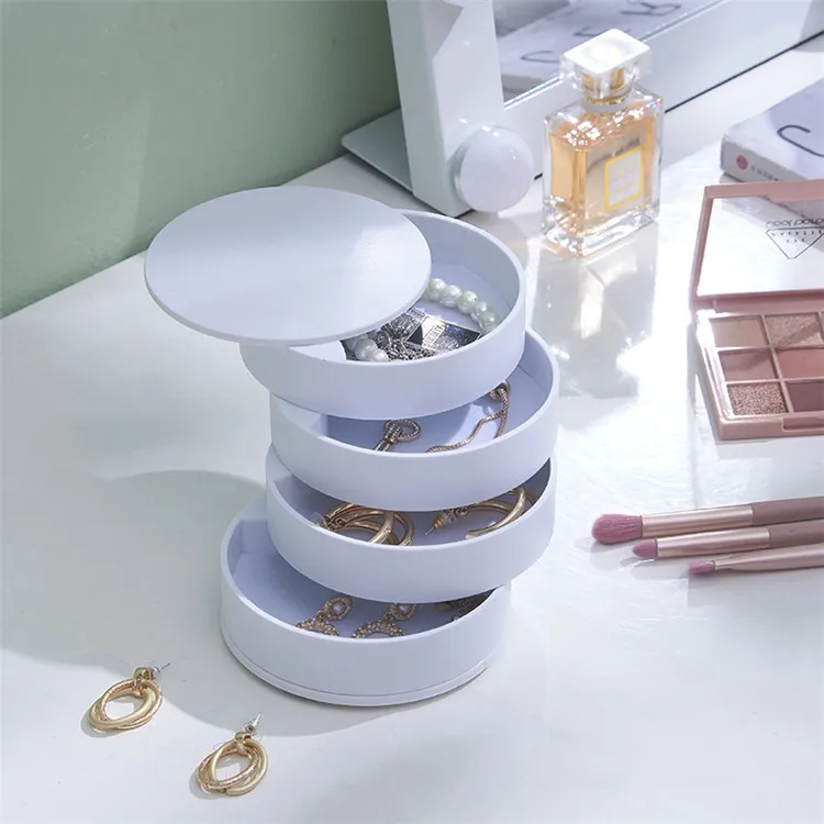 4-Layer Rotatable Jewelry Accessory Storage Tray 360 Degree Rotatable Jewelry Organizer Holder for Girls Women Traveling, 3 colors
4-Layer Rotatable Jewelry Accessory Storage Tray 360 Degree Rotatable Jewelry Organizer Holder for Girls Women Traveling, 3 colors