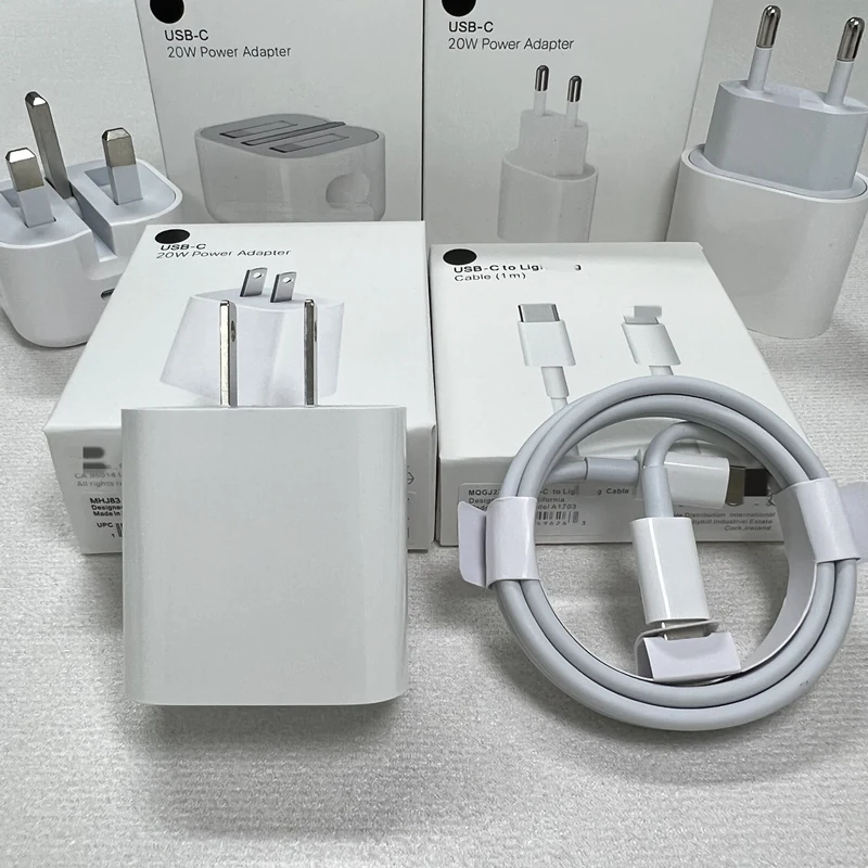 1: 1 Original US EU UK Plug 20W USB-C Power Adapter For Apple 20W Type C Pd Fast Charger For Iphone 13 12
1: 1 Original US EU UK Plug 20W USB-C Power Adapter For Apple 20W Type C Pd Fast Charger For Iphone 13 12