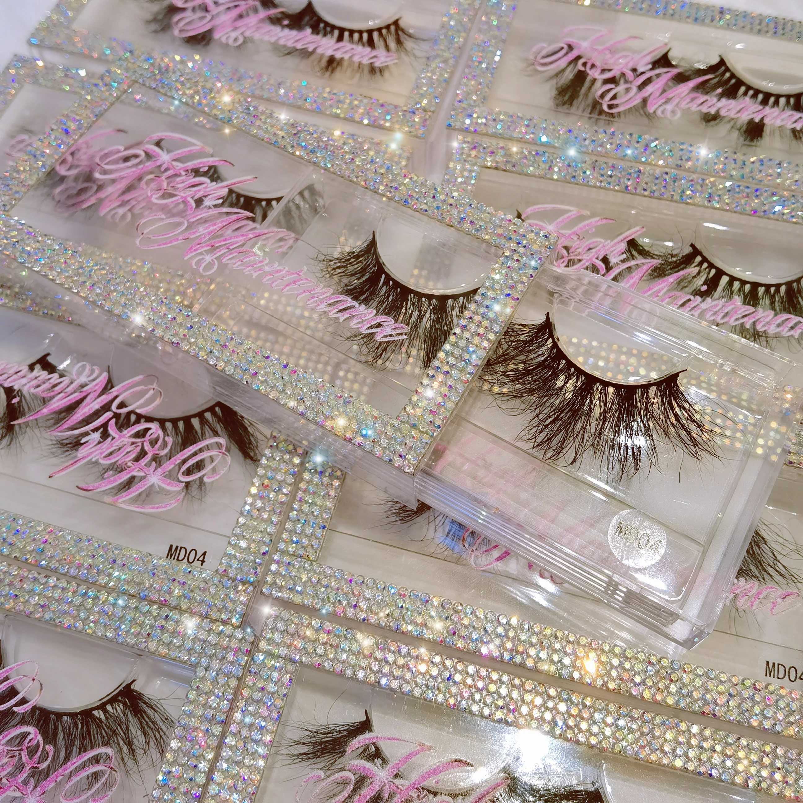 Private Label Custom Eyelash Packaging Plastic 5D Mink Eyelash Boxes Glitter Lash Box
Private Label Custom Eyelash Packaging Plastic 5D Mink Eyelash Boxes Glitter Lash Box