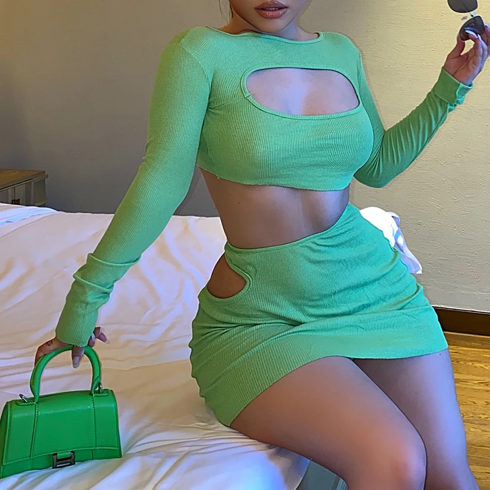 8594 Sexy Mini Suit Women's Clothing 2021 Stretch Long-Sleeved Top and Skirt High-Quality Knitting 2 Price Set
8594 Sexy Mini Suit Women's Clothing 2021 Stretch Long-Sleeved Top and Skirt High-Quality Knitting 2 Price Set