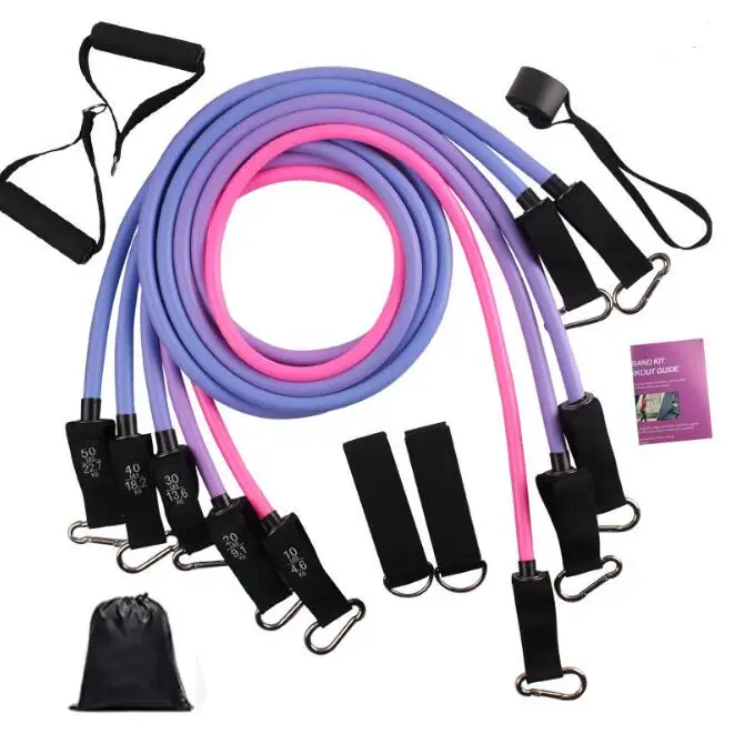 Hot Sale Wholesale Low Price Elastic Fitness Exercise 11 PCS Resistance Bands Set From Factory, As the picture
Hot Sale Wholesale Low Price Elastic Fitness Exercise 11 PCS Resistance Bands Set From Factory, As the picture
