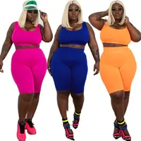 D0804M031 New fashion Solid color sleeveless stretch vest tops and shorts woman Clothing plus size womens 2 piece outfit
D0804M031 New fashion Solid color sleeveless stretch vest tops and shorts woman Clothing plus size womens 2 piece outfit