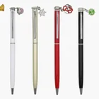 Metal Pen Promotional Metal Ball Pen Wholesales Promotional Metal Ball Pen With Beautiful Pendant The Hanging Charm