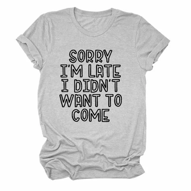 Personalized Letter Printing Casual Round Neck Short-sleeved T-shirt 2021 Latest Shirt Women, Picture color
Personalized Letter Printing Casual Round Neck Short-sleeved T-shirt 2021 Latest Shirt Women, Picture color