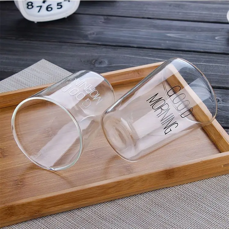 Premium Thickened Natural 350ml Glass Cup Single Walled Heat Resistant Drinking Morning Cup, Clear
Premium Thickened Natural 350ml Glass Cup Single Walled Heat Resistant Drinking Morning Cup, Clear
