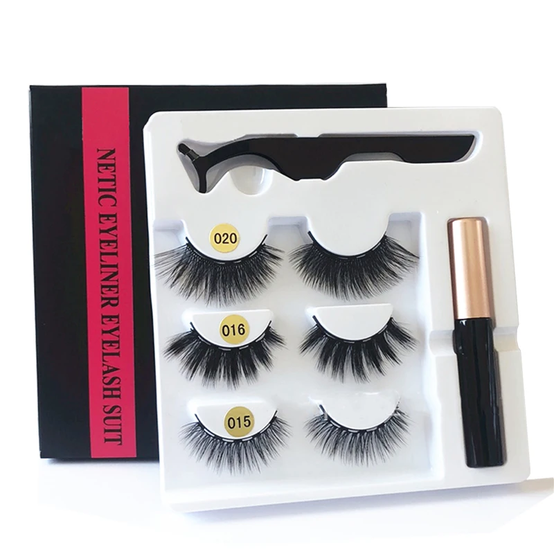 glamnetic 5d mink magnetic eyelash with eyeliner private label false eyelash magnetic set kit 3 pairs, Natural black
glamnetic 5d mink magnetic eyelash with eyeliner private label false eyelash magnetic set kit 3 pairs, Natural black