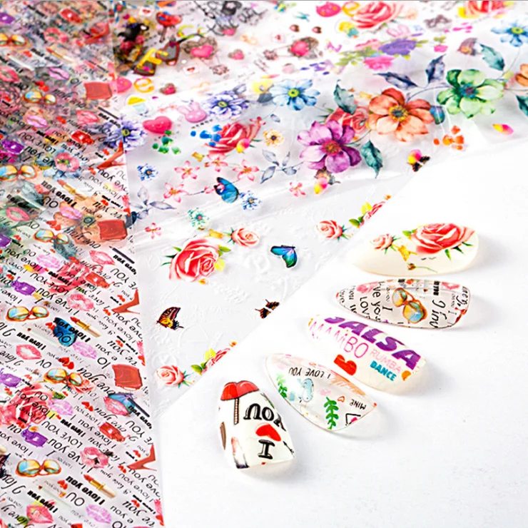 10 pcs /set plant flower colorful nail foil DIY nail Art transfer sticker nail decals, Multi-color
10 pcs /set plant flower colorful nail foil DIY nail Art transfer sticker nail decals, Multi-color