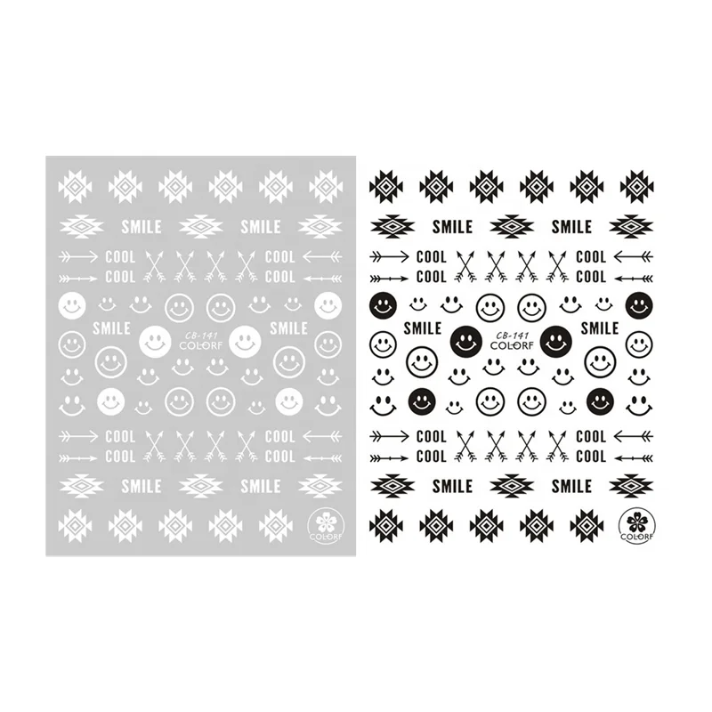 OEM Colorful Wholesale High Quality Gold Silver Black White Adhesive Nail Stickers Special Star Moon Pattern Nail Art Sticker, As shown
OEM Colorful Wholesale High Quality Gold Silver Black White Adhesive Nail Stickers Special Star Moon Pattern Nail Art Sticker, As shown