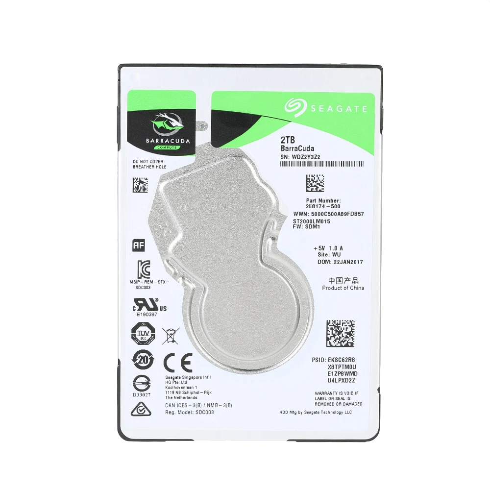 

Seagate 1TB 2TB 4TB 2.5inch Internal HDD Notebook Hard Disk Drive SATA 6Gb/s 128MB Cache 2.5" HDD for Laptop