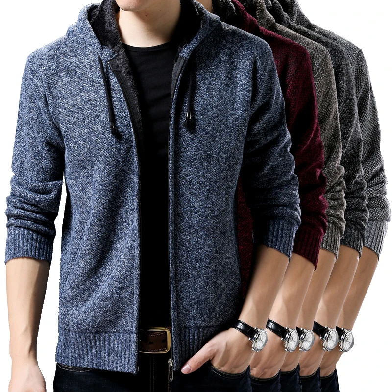 Fashion Hooded Fur Lining Zipper Plus Size Men Long Cardigan Sweater Coat, 5 cols/blue, red, coffee, dark grey, light grey
Fashion Hooded Fur Lining Zipper Plus Size Men Long Cardigan Sweater Coat, 5 cols/blue, red, coffee, dark grey, light grey