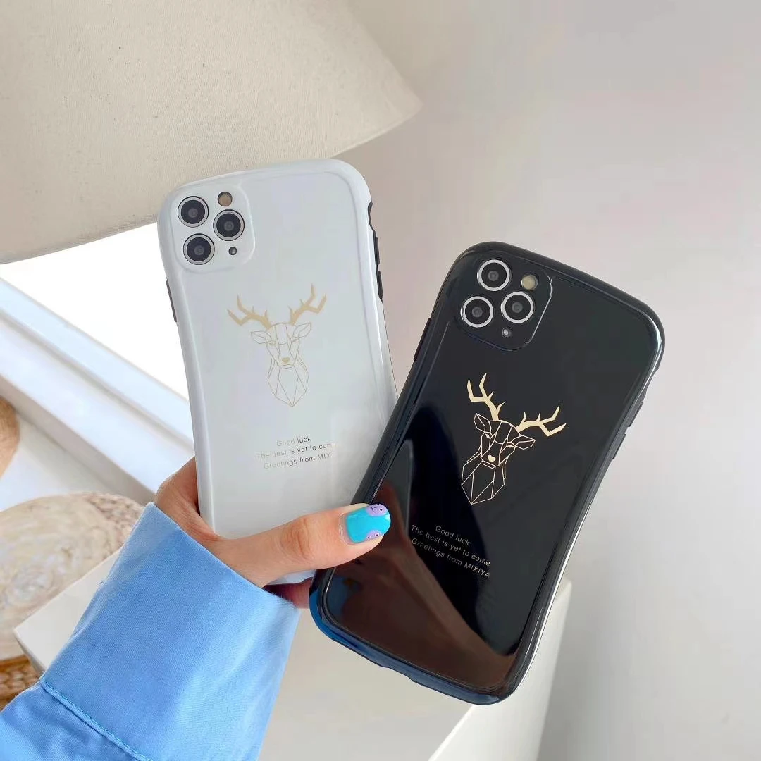 Fashion brand Deer head Lens protection IMD Silicone Soft 2020 New Phone Case Cover for iPhone 11 Pro Max and for Samsung S20+, Black
Fashion brand Deer head Lens protection IMD Silicone Soft 2020 New Phone Case Cover for iPhone 11 Pro Max and for Samsung S20+, Black