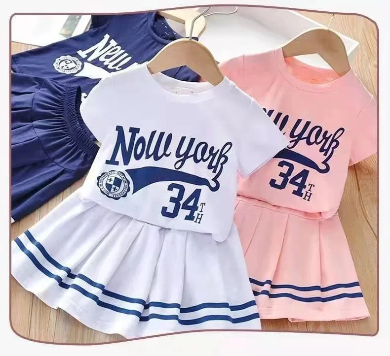Summer 2021 lovely infant toddlers cotton tshirt and pleated skirts 2 piece girls' clothing sets, 3 color as picture
Summer 2021 lovely infant toddlers cotton tshirt and pleated skirts 2 piece girls' clothing sets, 3 color as picture