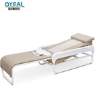 Corée v3 levage dossier réglable thermique jade pierre lit de massage de beauté
