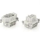 ZJHK connector HE-006 6 pin harting types wire battery connector for male and female