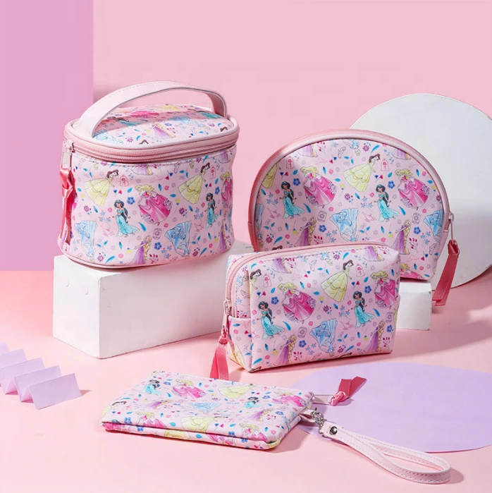 Cartoon Lovely Princess Cosmetic Bag Pu Waterproof Wash Bag Large Capacity Portable Travel Posh Makeup Bag
Cartoon Lovely Princess Cosmetic Bag Pu Waterproof Wash Bag Large Capacity Portable Travel Posh Makeup Bag