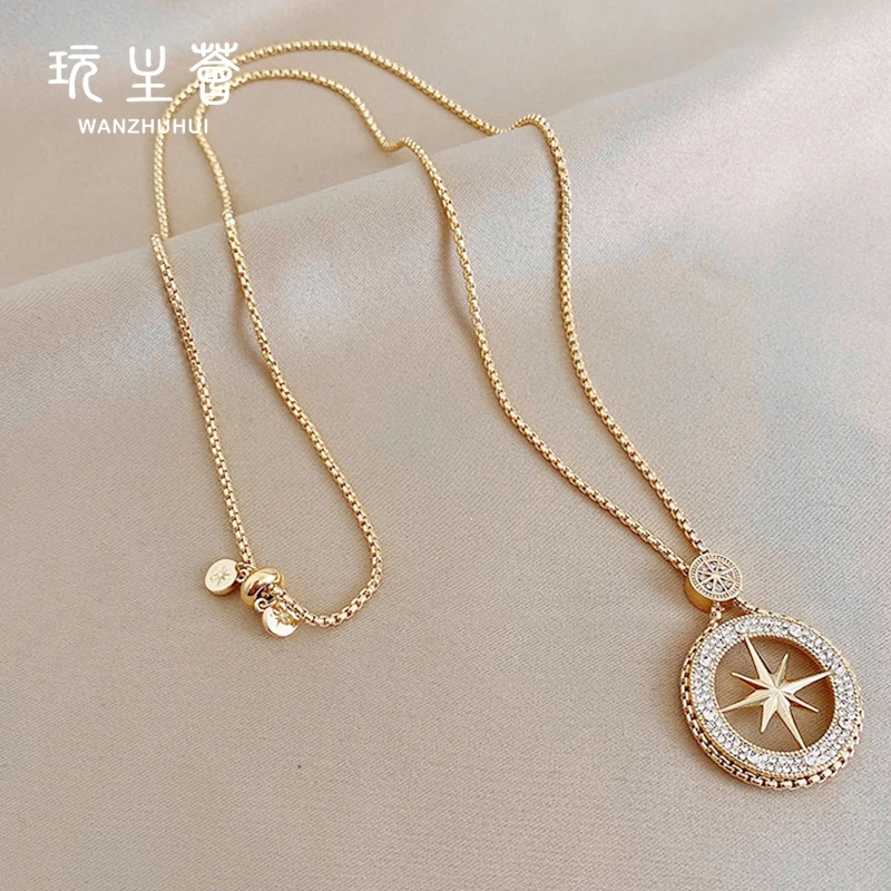 Luxury delicate long sweater chain necklace womens diamond gold eight star pendant necklace
Luxury delicate long sweater chain necklace womens diamond gold eight star pendant necklace