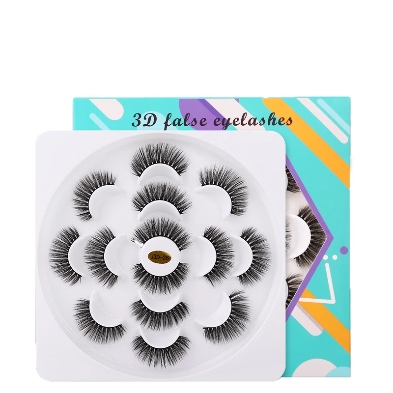 7 Pairs Eyelashes Package Box 3D Other Eyelashes Full Strip Lashes Wholesale Custom Lash, Black color
7 Pairs Eyelashes Package Box 3D Other Eyelashes Full Strip Lashes Wholesale Custom Lash, Black color