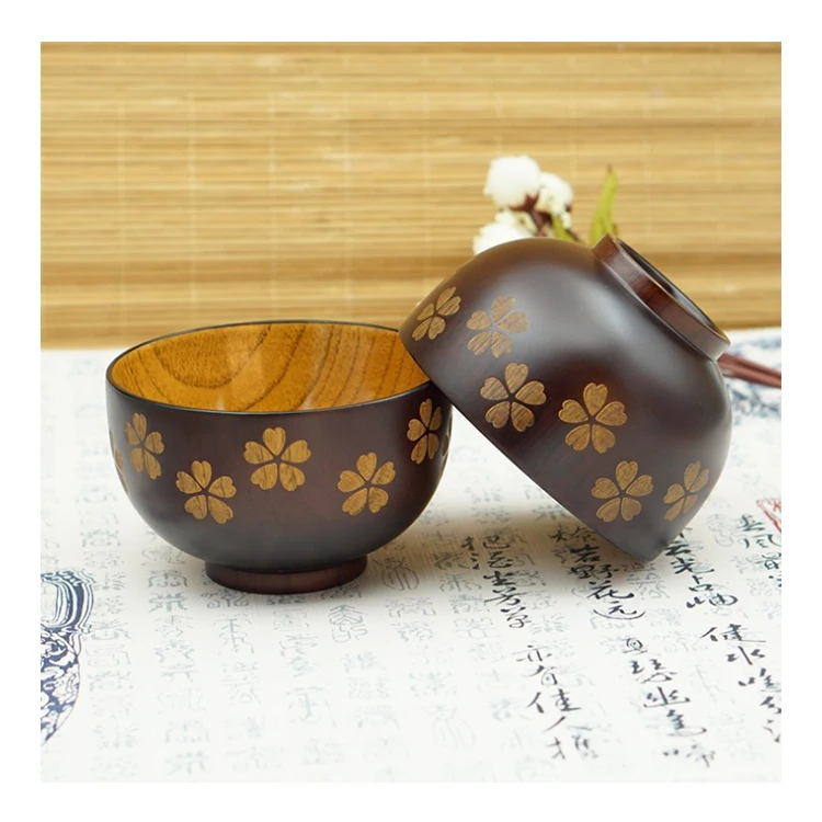 Japanese creative carving retro wooden tableware wood adult rice bowl children dessert bowl, Solid color
Japanese creative carving retro wooden tableware wood adult rice bowl children dessert bowl, Solid color