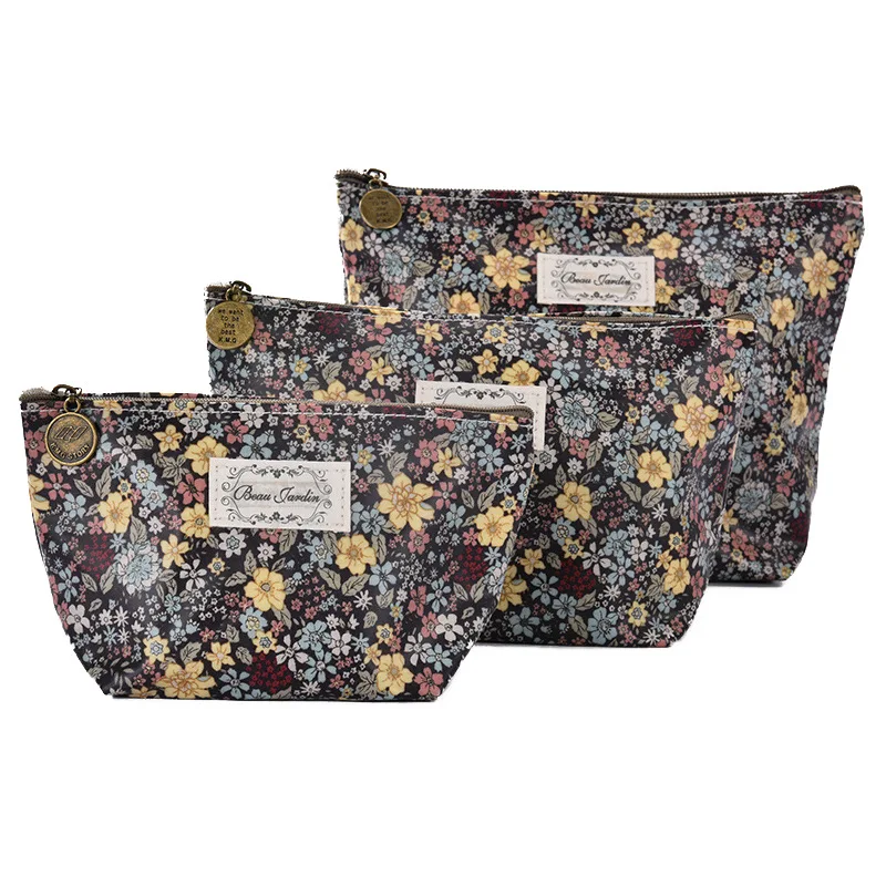 Popular Vintage Floral Printed Cosmetic Bag Women Makeup Bags Coins Purse Female Waterproof Zipper Travel Make Up Pouch Wash bag, Blue,black,beige
Popular Vintage Floral Printed Cosmetic Bag Women Makeup Bags Coins Purse Female Waterproof Zipper Travel Make Up Pouch Wash bag, Blue,black,beige