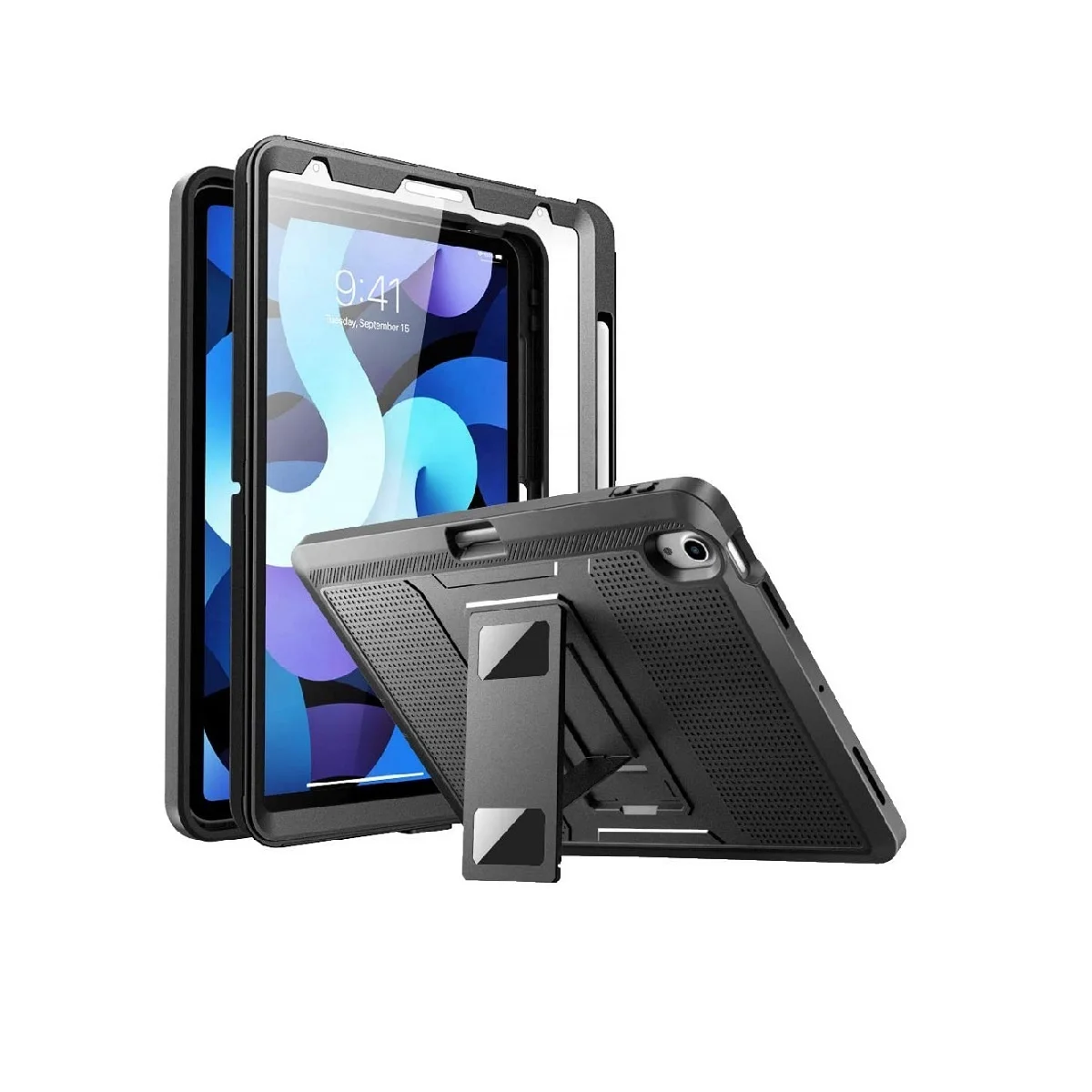 MoKo Heavy Duty Shockproof Rugged Cover with Pencil Holder for iPad 10.9 2020/iPad Air 4 2020
MoKo Heavy Duty Shockproof Rugged Cover with Pencil Holder for iPad 10.9 2020/iPad Air 4 2020