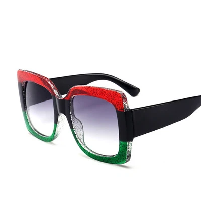 Italy Brand Design G Large Frame Red Green Three-Color Frame Sunglasses Ladies Trendy Fashion Sunglasses Men UV400 Protection, Custom color
Italy Brand Design G Large Frame Red Green Three-Color Frame Sunglasses Ladies Trendy Fashion Sunglasses Men UV400 Protection, Custom color
