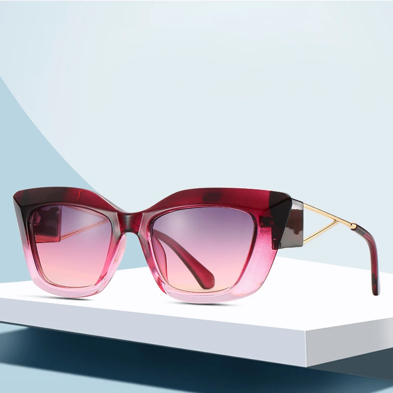 High Quality New Personality Street Shot Bbig Frame Women Cat Eye Sunglasses, Custom colors
High Quality New Personality Street Shot Bbig Frame Women Cat Eye Sunglasses, Custom colors