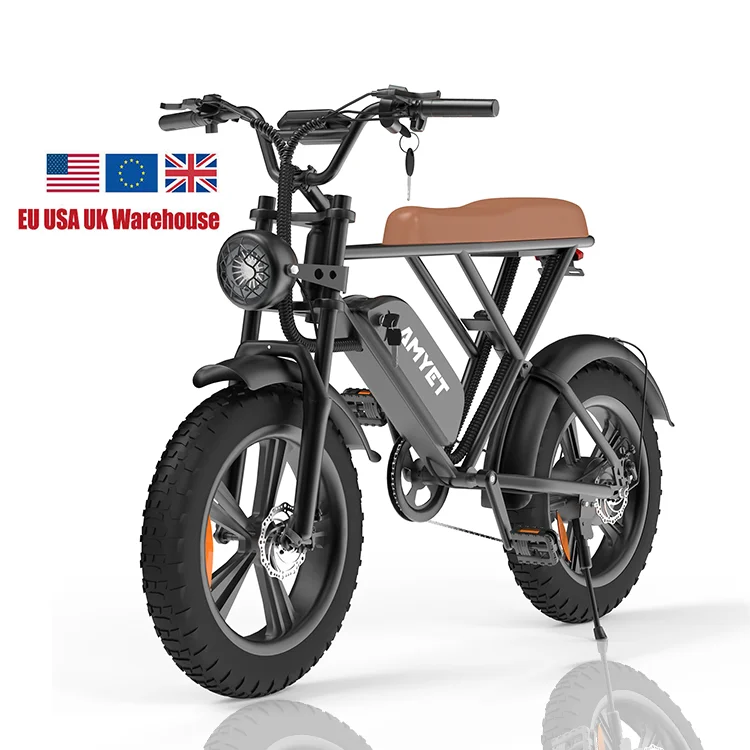EU/UK/US warehouse New arrival electric bike 48v 15ah bike electric bicycle 20inch fat tire mountain bike electric city bike
EU/UK/US warehouse New arrival electric bike 48v 15ah bike electric bicycle 20inch fat tire mountain bike electric city bike