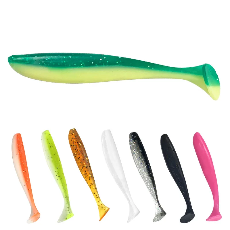 Wholesale Bulk 20pcs/bag High Quality Fishing Lures Soft Plastic Lure PVC Sinking Bait Double Color Artificial Lure, 8 colors
Wholesale Bulk 20pcs/bag High Quality Fishing Lures Soft Plastic Lure PVC Sinking Bait Double Color Artificial Lure, 8 colors