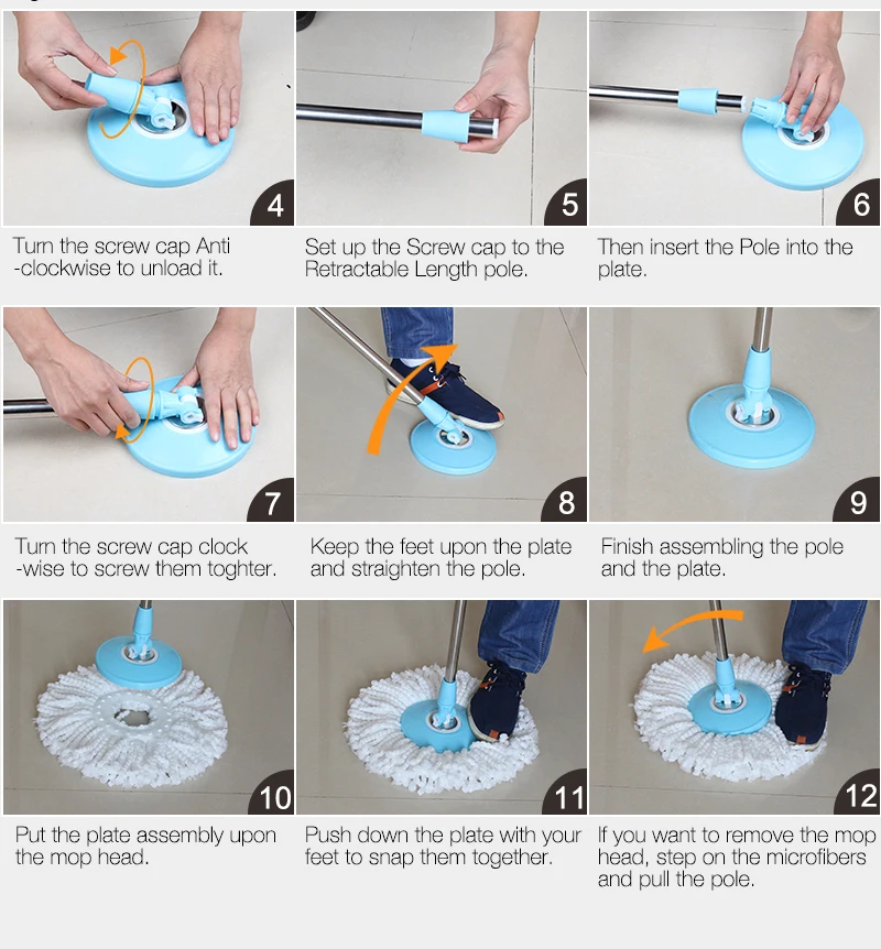 Walkable Design Nao Magic Cleaning Mop Bucket Set Online Shopping India TV Mop