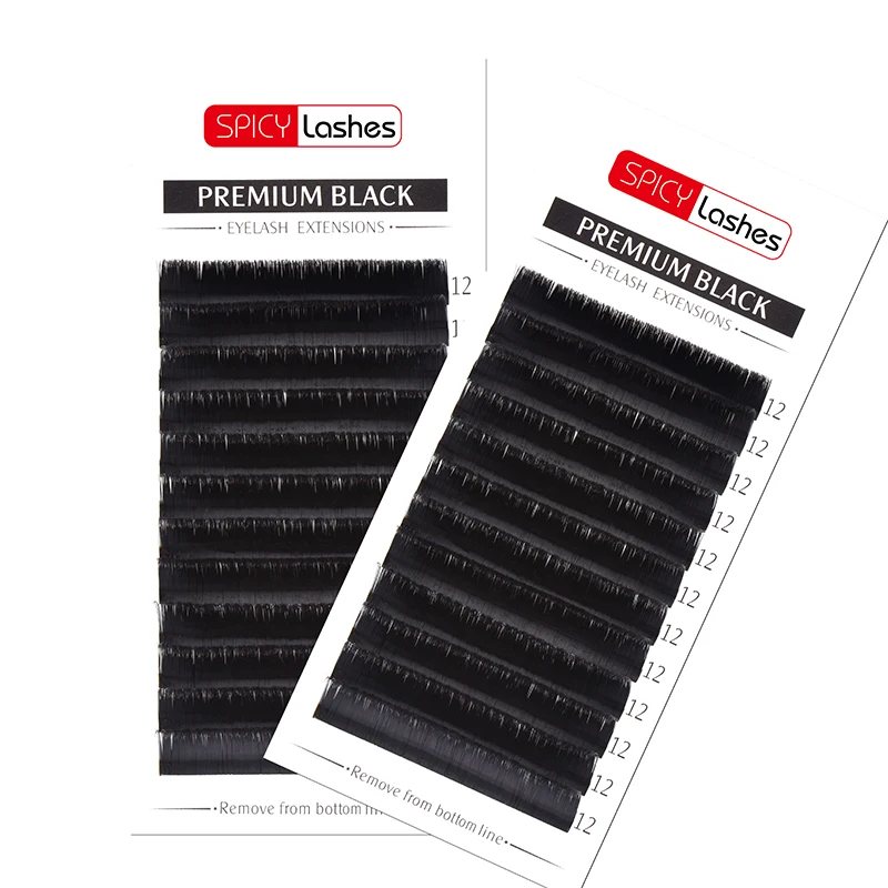 SpicyLashes new products premium black matte soft 0.25 ellipse flat lashes cashmere eyelash extensions
SpicyLashes new products premium black matte soft 0.25 ellipse flat lashes cashmere eyelash extensions