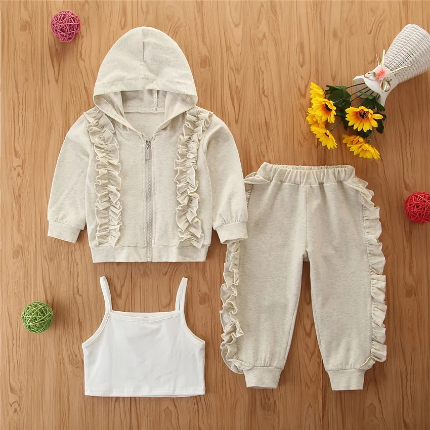 B53756A Autumn fashion kids sports pants set fashion little girls hoody with pants 3pcs, Shown
B53756A Autumn fashion kids sports pants set fashion little girls hoody with pants 3pcs, Shown