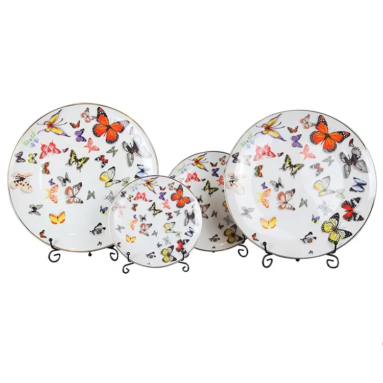 Kids party plates Wholesale New Pattern Design Ceramic Dinnerware Sets With Butterfly Decoration, White
Kids party plates Wholesale New Pattern Design Ceramic Dinnerware Sets With Butterfly Decoration, White