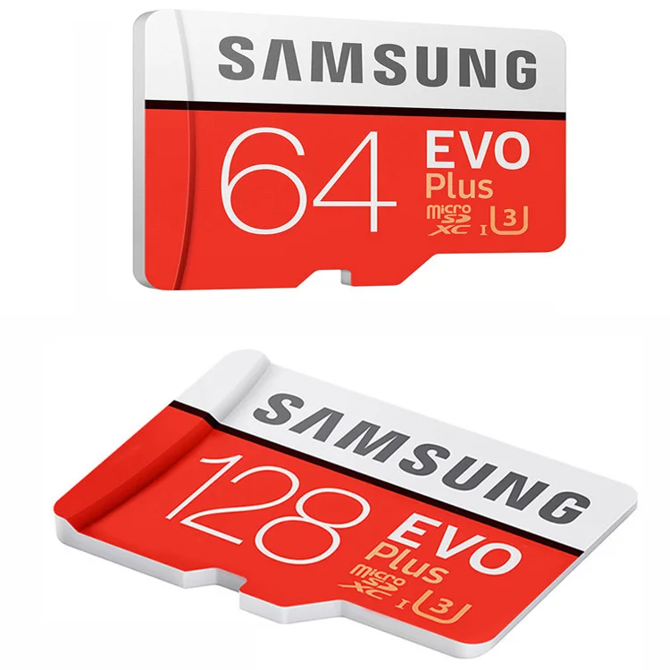 Samsung 100% Original 512GB TF Memory Cards EVO Plus High Quality 32GB 64GB 128GB 256GB 512GB Class 10 U3 Mini SD Carte SD Kort