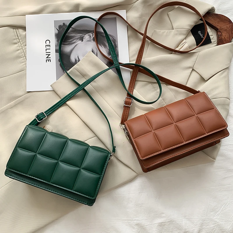 2021 Solid Color Fashion Shoulder Handbags Female Travel Cross Body Bag Weave Small PU Leather Crossbody Bags For Women, Black,white,green,brown
2021 Solid Color Fashion Shoulder Handbags Female Travel Cross Body Bag Weave Small PU Leather Crossbody Bags For Women, Black,white,green,brown