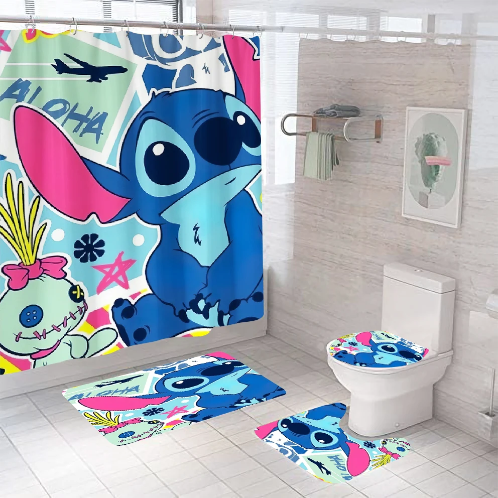 4 PCS Cartoon Kids Bathroom Shower Rug Set Toilet Lid Cover with 3D Printed Shower Curtain Set
4 PCS Cartoon Kids Bathroom Shower Rug Set Toilet Lid Cover with 3D Printed Shower Curtain Set