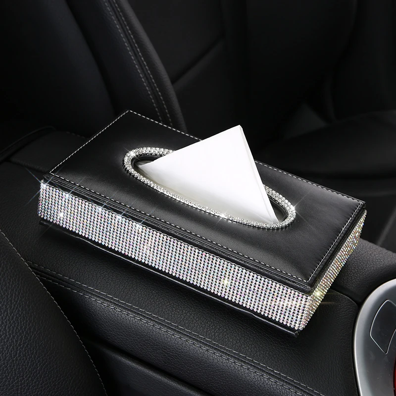 Car Tissue Box Storage Towel Sets Bathroom Auto Room Rhinestone Towel Box Holder PU Leather Tissue Box with Luxurious Cover, White
Car Tissue Box Storage Towel Sets Bathroom Auto Room Rhinestone Towel Box Holder PU Leather Tissue Box with Luxurious Cover, White