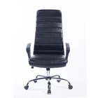 Comfortable Soft pad ergonomic PU leather office chair with wheels