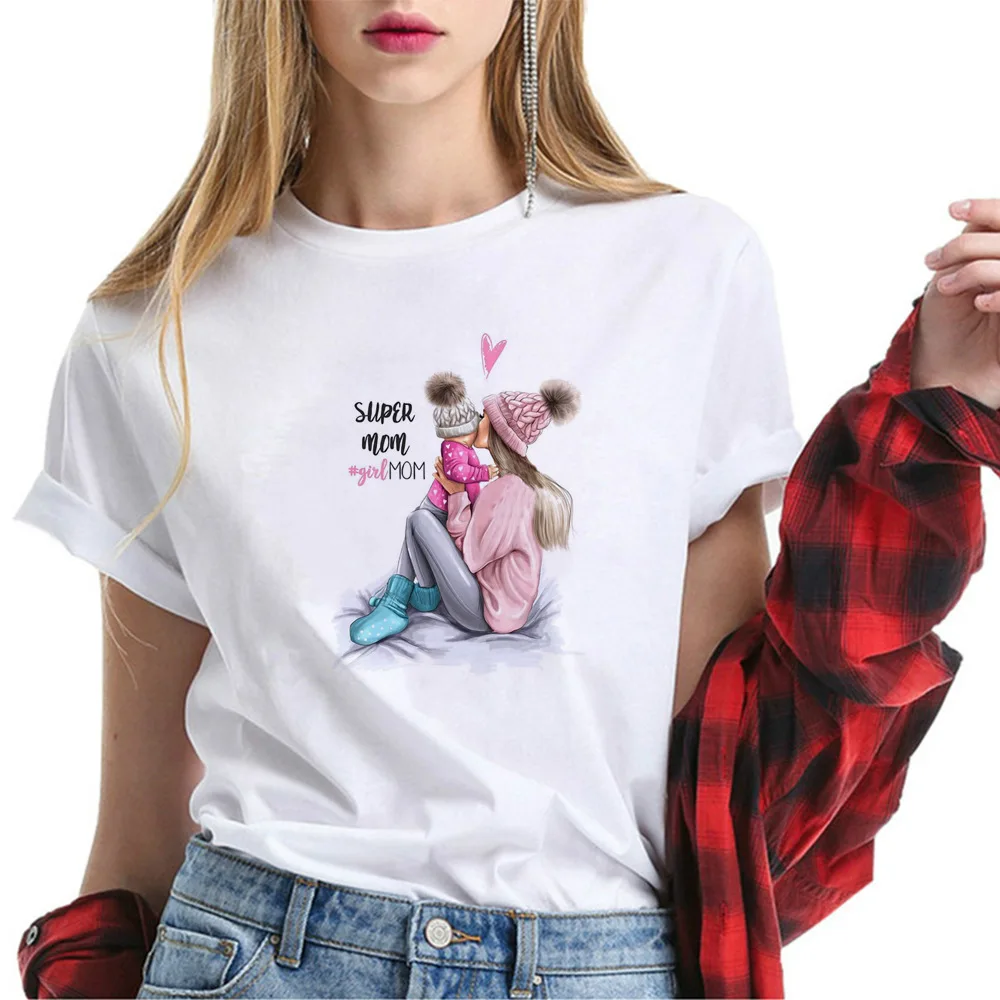 2021 Mama TShirt Tops tee shirt Femme Vogue Summer Women Mother's Love Print White T-shirt
2021 Mama TShirt Tops tee shirt Femme Vogue Summer Women Mother's Love Print White T-shirt