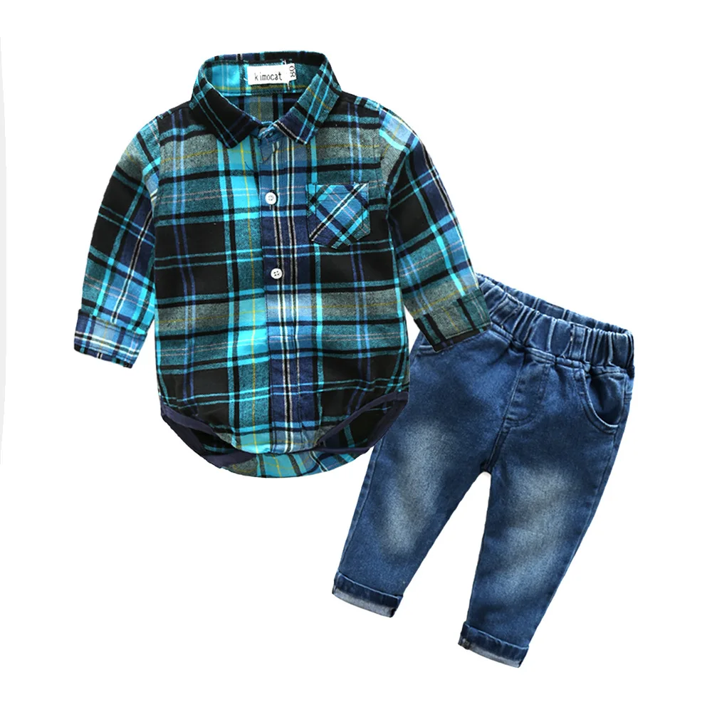 Hot selling wholesale Turn-down collar long sleeve plaid denim kids boys children clothes, Purplish blue
Hot selling wholesale Turn-down collar long sleeve plaid denim kids boys children clothes, Purplish blue