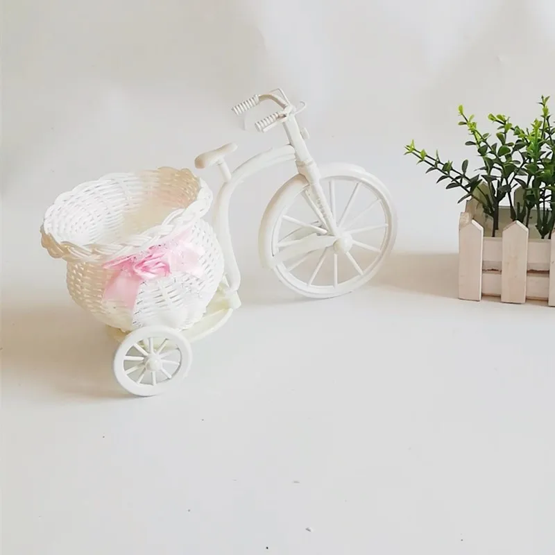 Bicycle Decorative Flower Basket Bamboo Rattan White Tricycle Design Flower Basket Storage Home Decoration Woven Storage Basket, As picture
Bicycle Decorative Flower Basket Bamboo Rattan White Tricycle Design Flower Basket Storage Home Decoration Woven Storage Basket, As picture
