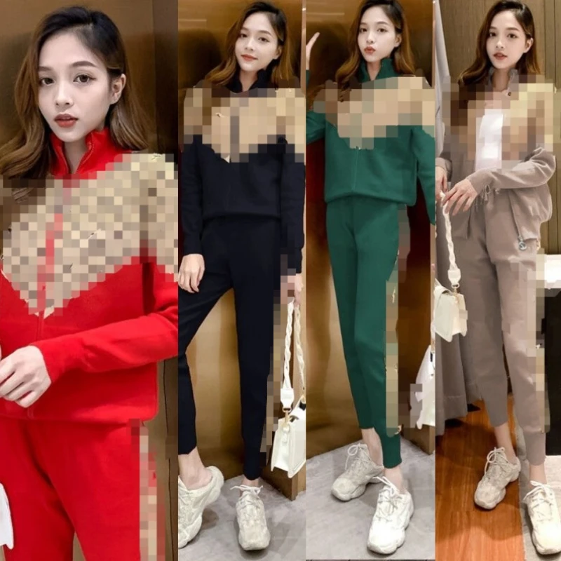 Candice 2021 winter and fall sweater and pants sets with zipper long sleeve casual luxury women knitted set
Candice 2021 winter and fall sweater and pants sets with zipper long sleeve casual luxury women knitted set