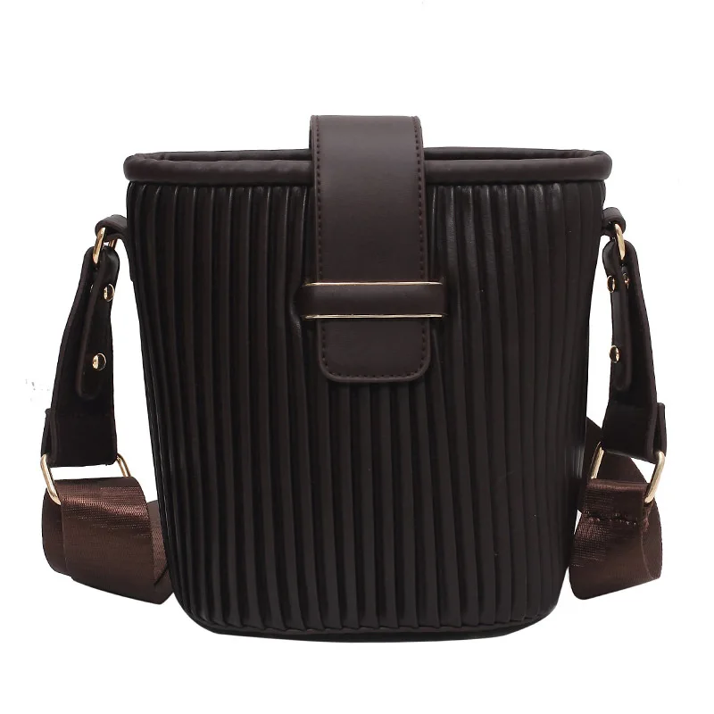 Wholesale The pleated bucket bag 2021 fashion crossbody bag with soft pu leather and wide shoulder straps handbag for ladies, Accept custom made
Wholesale The pleated bucket bag 2021 fashion crossbody bag with soft pu leather and wide shoulder straps handbag for ladies, Accept custom made